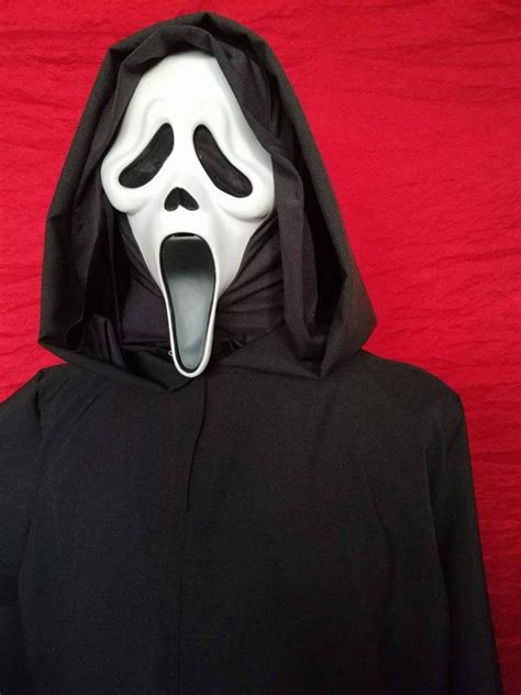 scream ghostface costume|authentic ghostface costume.